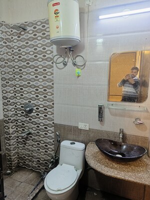 Bathroom in 2.5 BHK Builder Floor at Vipul World Floors, Sector 48 – for Rent