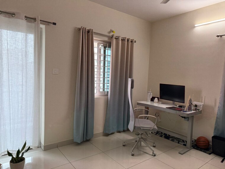 Living Room, aparna-cyber-life 3 Bedroom 1965 Sq.Ft. Apartment In Nallagandla Hyderabad 9674604