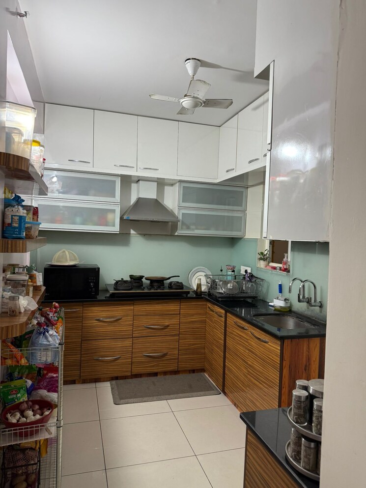 Kitchen, aparna-cyber-life 3 Bedroom 1965 Sq.Ft. Apartment In Nallagandla Hyderabad 9674604