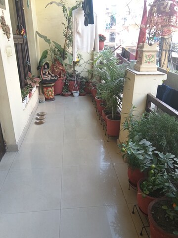 Balcony in 2 BHK Builder Floor at Dhakoli – for Sale