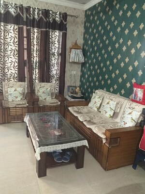 Living Room in 2 BHK Builder Floor at Dhakoli – for Sale