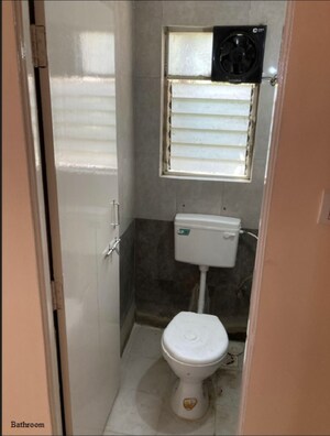 Bathroom in 1 BHK Apartment at Ramdev Paradise, Kharadi – for Rent