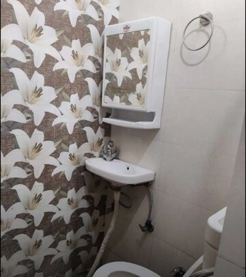 Bathroom in 1 RK Builder Floor at Hazratganj – for Rent