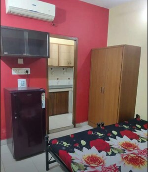Bedroom in 1 RK Builder Floor at Hazratganj – for Rent