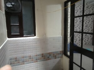 Bathroom in 3 BHK Builder Floor at Dhakoli – for Rent