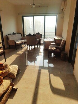 Living Room in 3.5 BHK Apartment at Harmony Signature Towers, Owale – for Rent