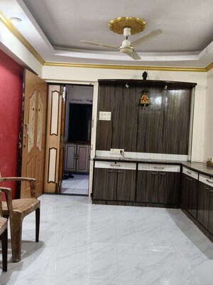 Living Room in 1 BHK Apartment at Alpa Park CHS, Ghatkopar West – for Sale