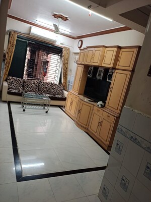 Living Room in 1 BHK Apartment at Alpa Park CHS, Ghatkopar West – for Sale