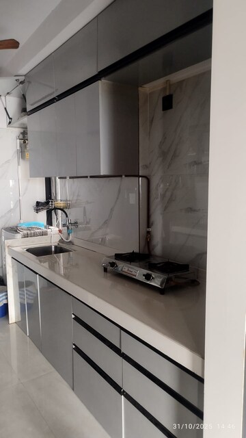 Kitchen in 3 BHK Apartment at Sandhya Eve Horizon, Kandivali West – for Rent