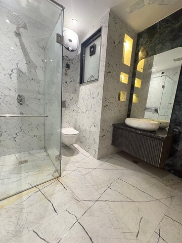 Bathroom in 1 BHK Apartment at Alphacorp Sky1, Sector 15 – for Rent
