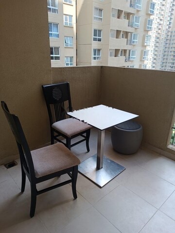 Living Room in 3.5 BHK Apartment at Bhartiya Nikoo Homes Phase 2, Thanisandra Main Road – for Rent