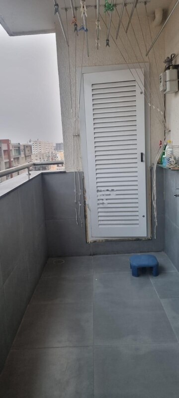 Balcony in 3 BHK Apartment at Sri Aditya Athena, Shaikpet – for Rent