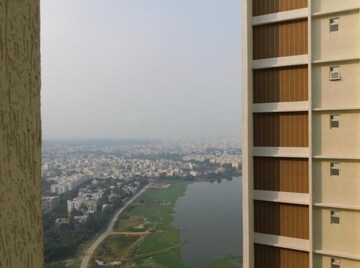 Balcony in 3 BHK Apartment at Aurobindo The Regent, Kondapur – for Rent