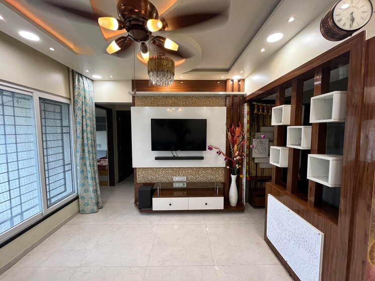 Living Room, majestique-towers 2 Bedroom 1050 Sq.Ft. Apartment In Kharadi Pune 9675042