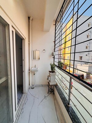 Balcony in 2 BHK Apartment at solitaire ragavendra, Kondapur – for Rent