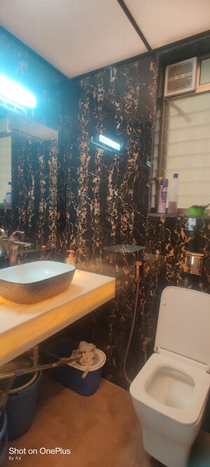 Bathroom in 2 BHK Apartment at Lake Pleasant, Powai – for Rent