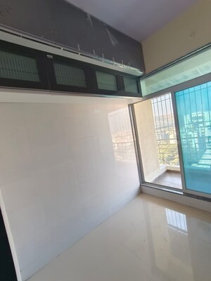 Kitchen in 2 BHK Apartment at Shubh Om Rudra Heights, Karanjade – for Rent