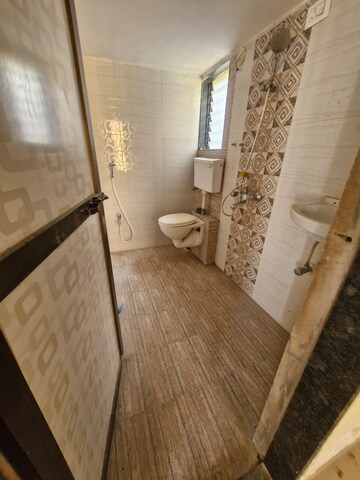 Bathroom in 1 BHK Apartment at N K Sai Shikhar, Virar West – for Sale