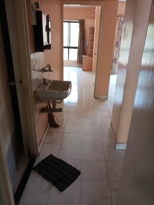 Bathroom in 2 BHK Apartment at Rachana Shree Apartment, Dahanukar Colony – for Rent