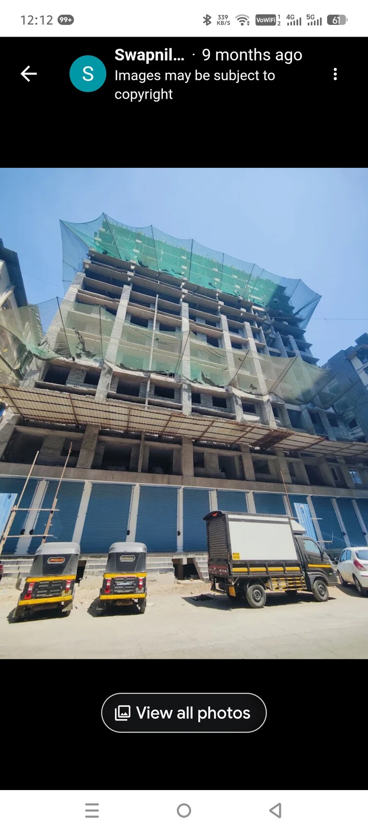 Cover Image, panch pakhadi 1 Bedroom 320 Sq.Ft. Apartment In Panch Pakhadi Thane 9675378