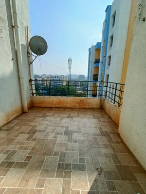 Terrace in 2 BHK Apartment at Bhujbal Township, Kothrud – for Rent