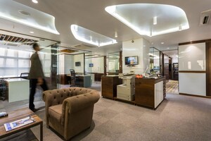 Living Room in  Office Space at HN Safal Mondeal Square, Prahlad Nagar – for Rent