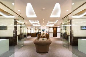 Living Room in  Office Space at HN Safal Mondeal Square, Prahlad Nagar – for Rent