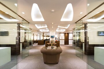 Living Room in  Office Space at HN Safal Mondeal Square, Prahlad Nagar – for Rent