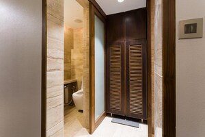 Bathroom in  Office Space at HN Safal Mondeal Square, Prahlad Nagar – for Rent