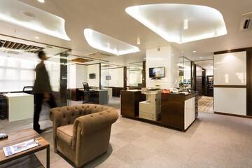 Living Room in  Office Space at HN Safal Mondeal Square, Prahlad Nagar – for Rent