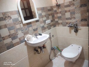 Bathroom in 3 BHK Builder Floor at East Of Kailash – for Rent