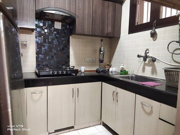 Kitchen in 3 BHK Builder Floor at East Of Kailash – for Rent