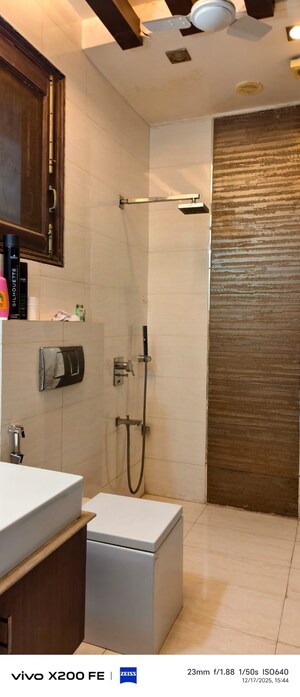 Bathroom in 3 BHK Builder Floor at Greater Kailash – for Rent