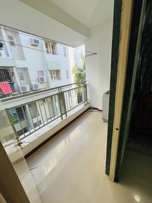 Balcony in 3 BHK Apartment at Bodakdev – for Rent