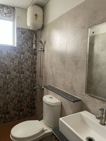 Bathroom in 3 BHK Apartment at Sushma Crescent, Dhakoli – for Sale