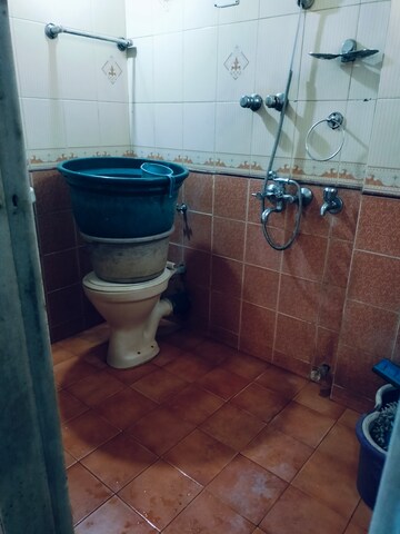 Bathroom in 1 BHK Apartment at Rutu Estate, Brahmand – for Rent