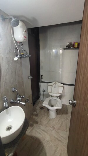 Bathroom in 1 BHK Apartment at Vihang Hills, Ghodbunder Road – for Sale
