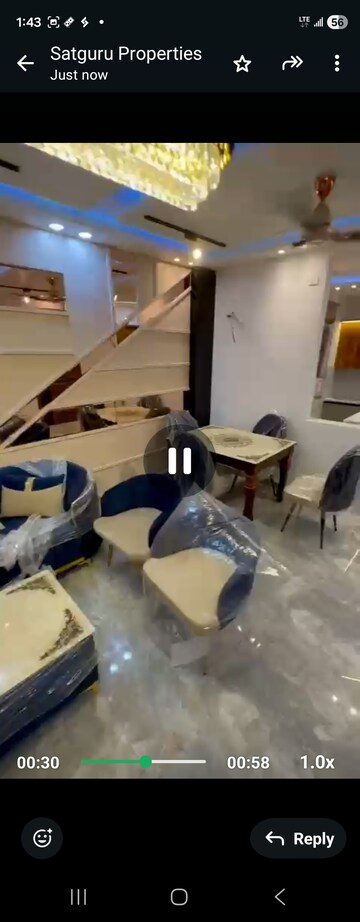 Master Bedroom in 4 BHK Builder Floor at Uttam Nagar – for Sale