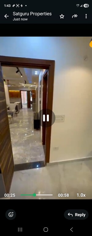 Staircase in 4 BHK Builder Floor at Uttam Nagar – for Sale