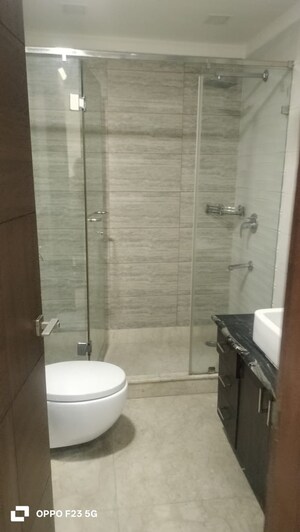 Bathroom in 3 BHK Builder Floor at Panchsheel Enclave – for Rent
