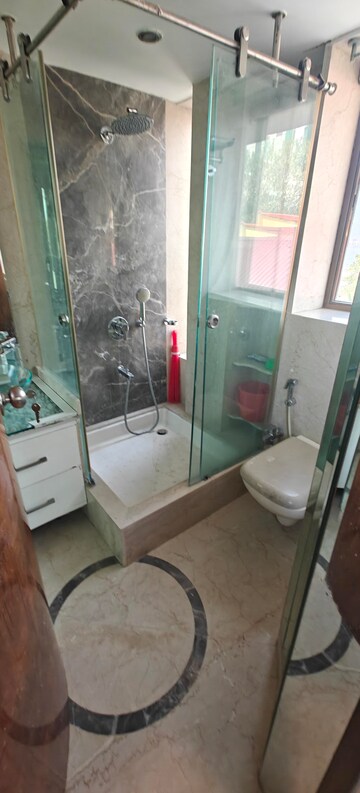Bathroom in 2 BHK Apartment at Prabhadevi CHS, Prabhadevi – for Rent