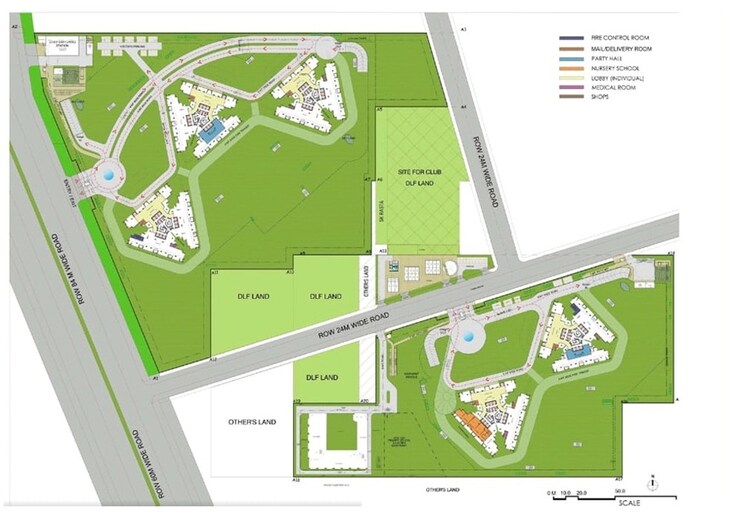 Map Location, dlf-the-arbour 4 Bedroom 3900 Sq.Ft. Apartment In Sector 63 Gurgaon 9676468