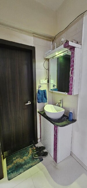 Bathroom in 2 BHK Apartment at Namrata Neelambari, Wakad – for Rent