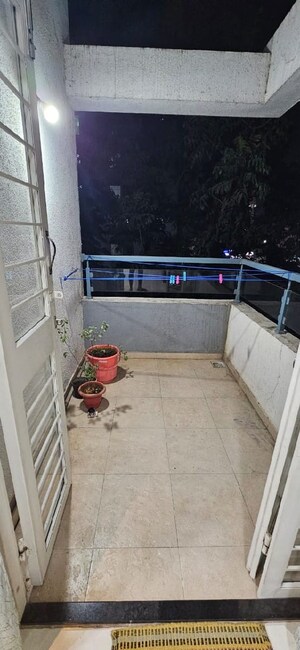 Balcony in 2 BHK Apartment at Namrata Neelambari, Wakad – for Rent