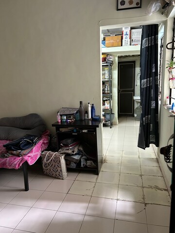 Living Room in 1 BHK Apartment at Goel Ganga Kunj, Vishrantwadi – for Sale