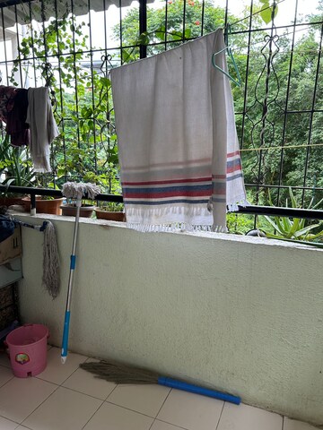 Balcony in 1 BHK Apartment at Goel Ganga Kunj, Vishrantwadi – for Sale