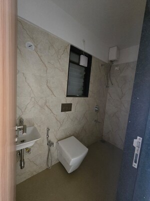 Attached Bathroom in 2 BHK Apartment at Pratham ARC Aura, Andheri West – for Rent