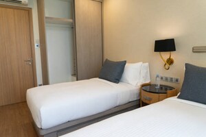 Bedroom in 2 BHK Apartment at solitaire ragavendra, Kondapur – for Rent