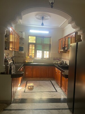 Kitchen in 3 BHK Builder Floor at Laxmi Garden Gurgaon, Sector 10a – for Rent