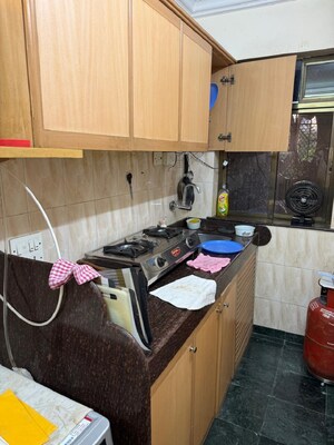 Kitchen in 1 BHK Apartment at Bandra West – for Rent